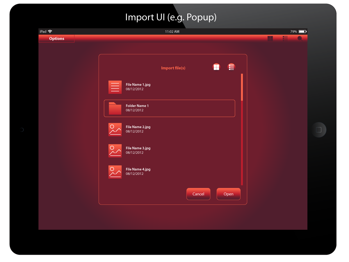 Huawei Cloud, import screen