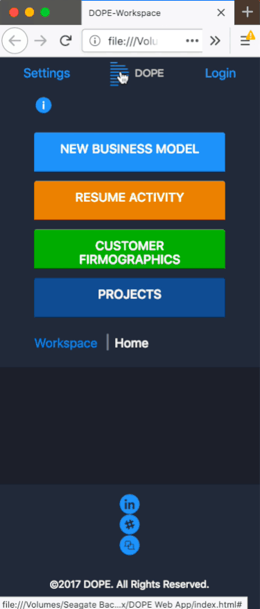 Data Web App prototype demo