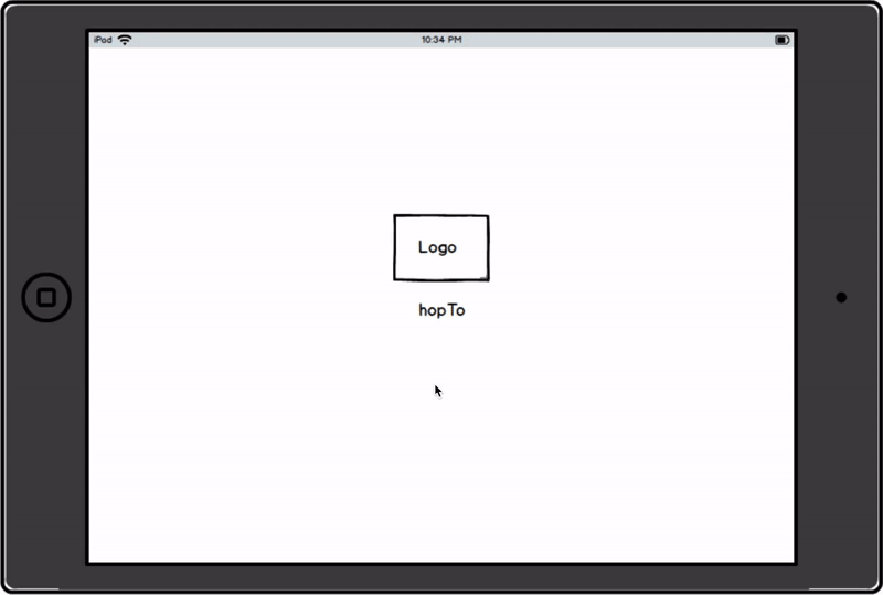 hopTo iOS/Android App prototype demo