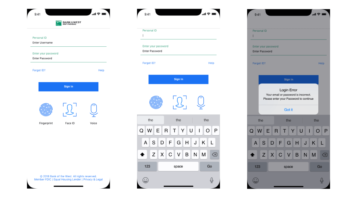 CMOS App login, step 3
