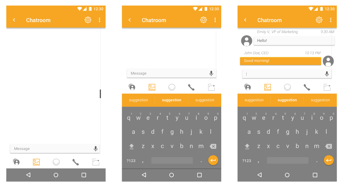 Fujitsu Chatbox, alternate skin