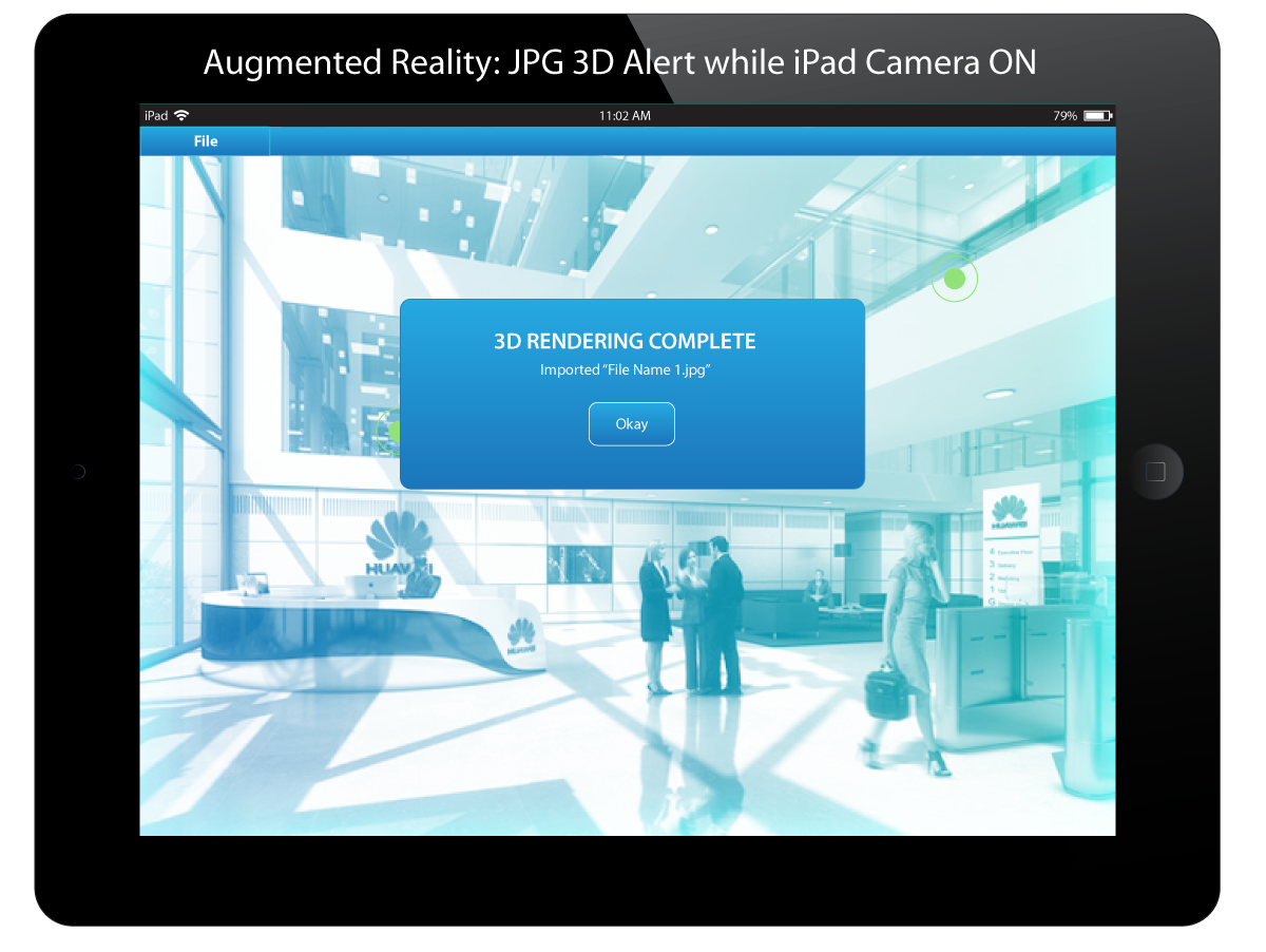 Huawei WLAN, 3D alert screen