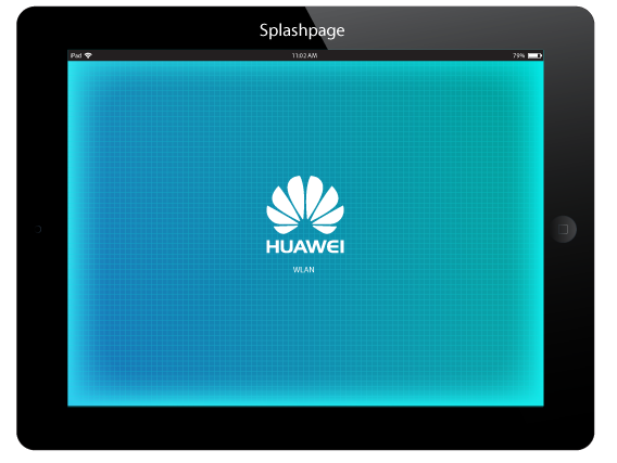 Huawei WLAN AR tablet app splash screen