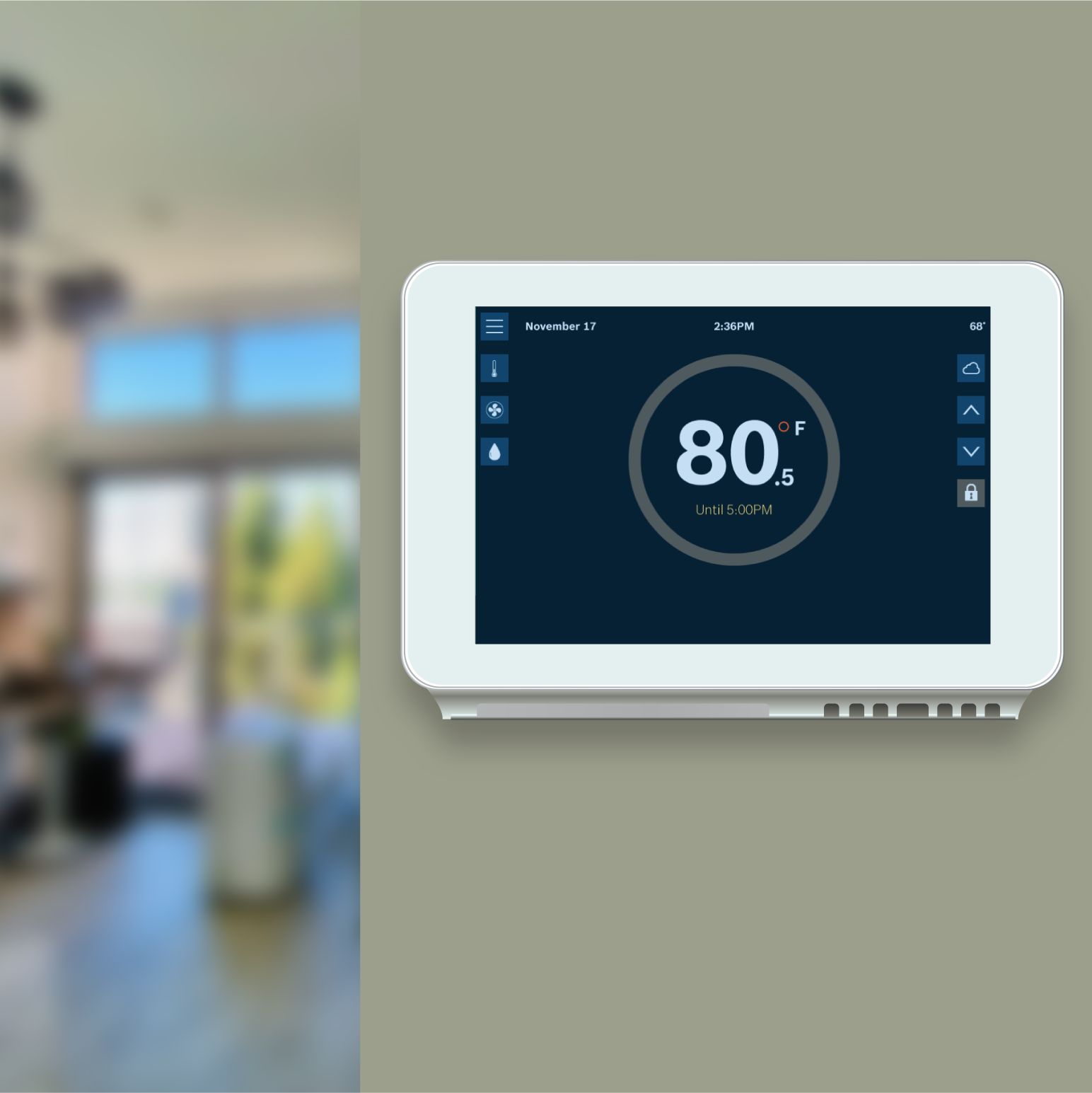 Vine Bosch-licensed thermostat interface