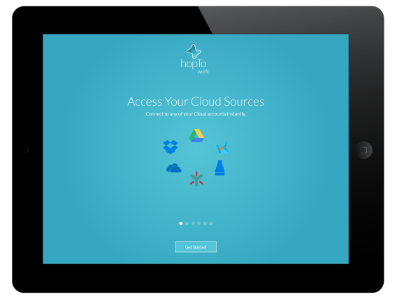 hopTo iOS and Android cloud workspace app